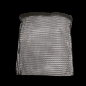 Black Coarse Media Bag 10" x 12"